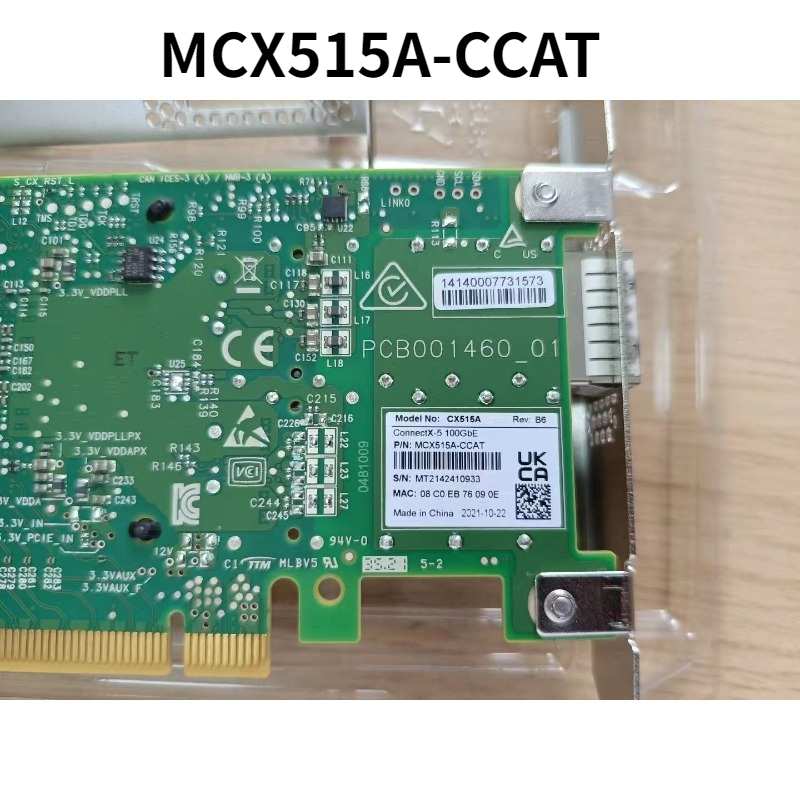 بطاقة محول PCIe من نوع MCX515A - مراجعة 100Gbe Qsfp28 Network Card وسعره